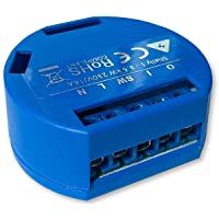 Los mejores  - Shelly 1 relé con interruptor UL inalámbrico wifi para domótica iOS y Android.
